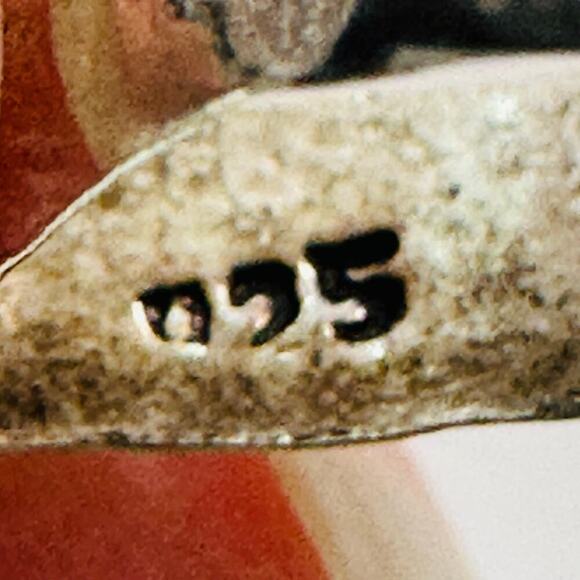 Sterling Silver and Ruby Fuchsite Pendant and Drop Earrings - Picture 6 of 8